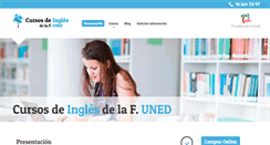 Desktop Screenshot of cursosinglesfuned.com